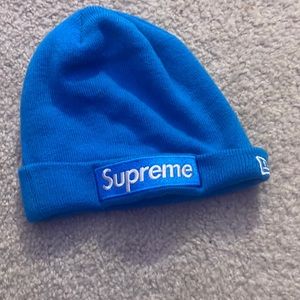 Blue Box Logo Supreme Beanie